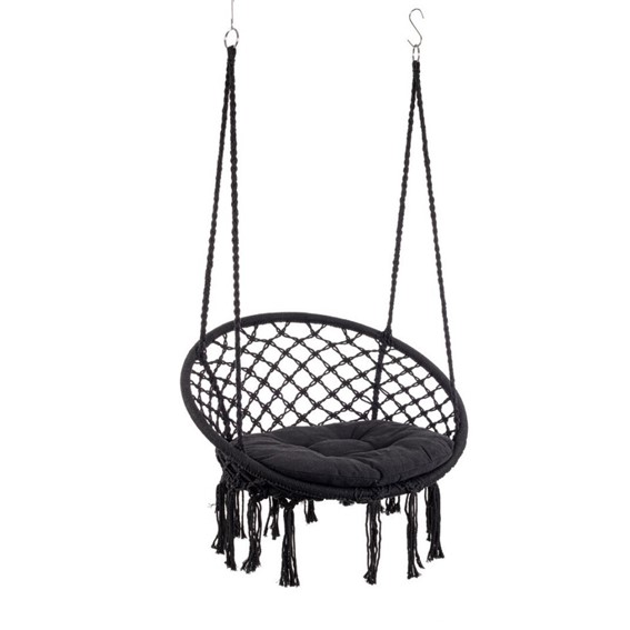 Fotel Wiszący JAVIER Czarny