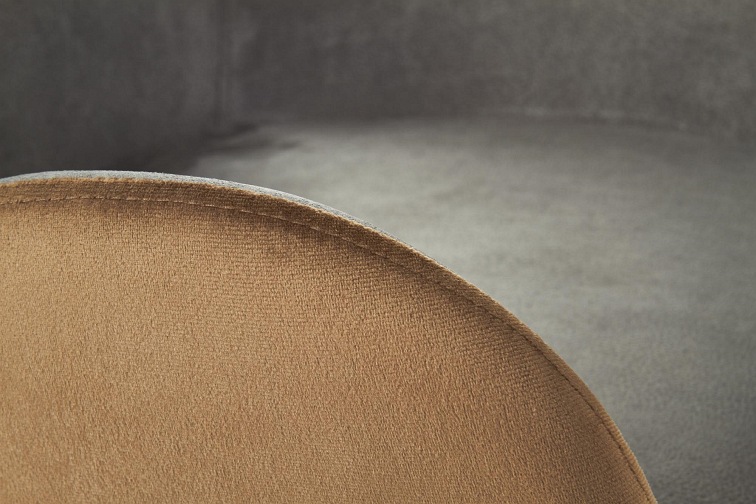 Krzesło K-392 60x53x82 Popielaty/Brązowy