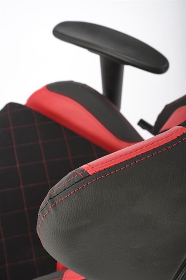 Fotel Gamingowy Obrotowy DRAKE Czarny/Czerwony