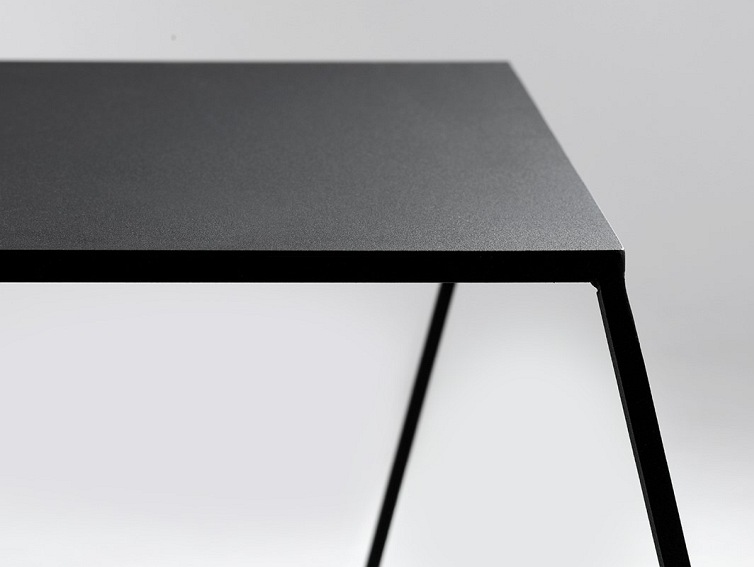 Stół kawowy ZAK METAL 80 Czarny