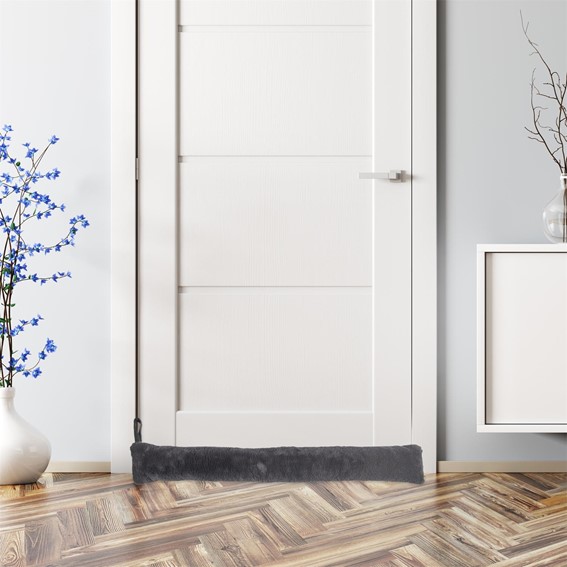 Wałek pod Drzwi Przeciw Przeciągą Czarny