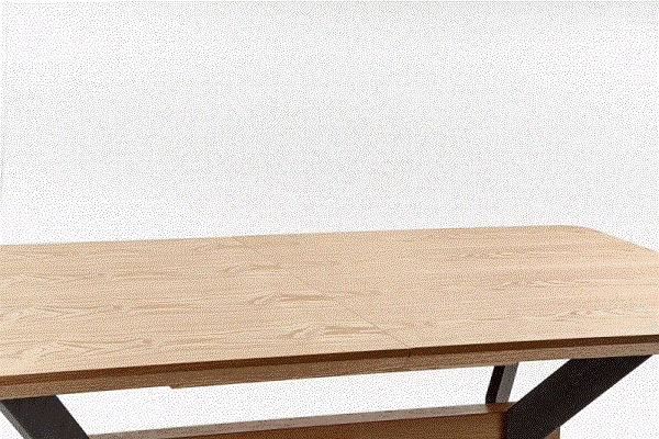 Stół Rozkładany Bacardi 90x160 Dąb/Czarny