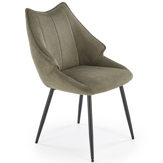 Krzesło K543 Oliwkowy/Czarny