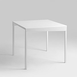 Stół Kawowy Obroos Coffee Metal 80x80 Biały