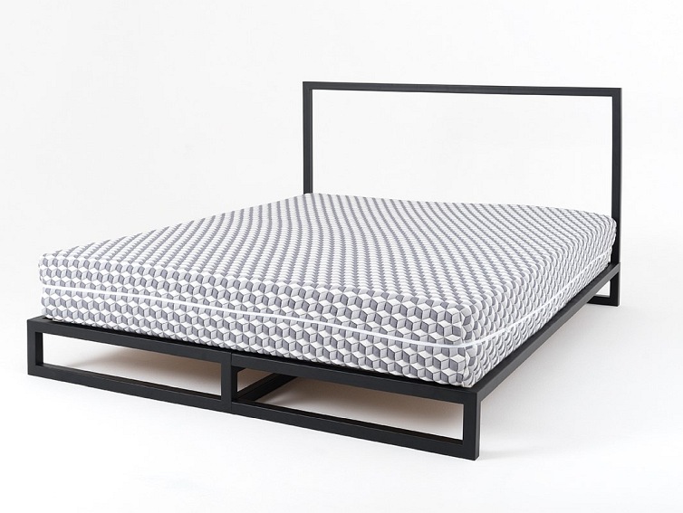 Łóżko IMAGIN Metlaowe Czarne