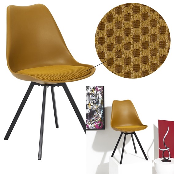 Krzesło ATOM Żółty