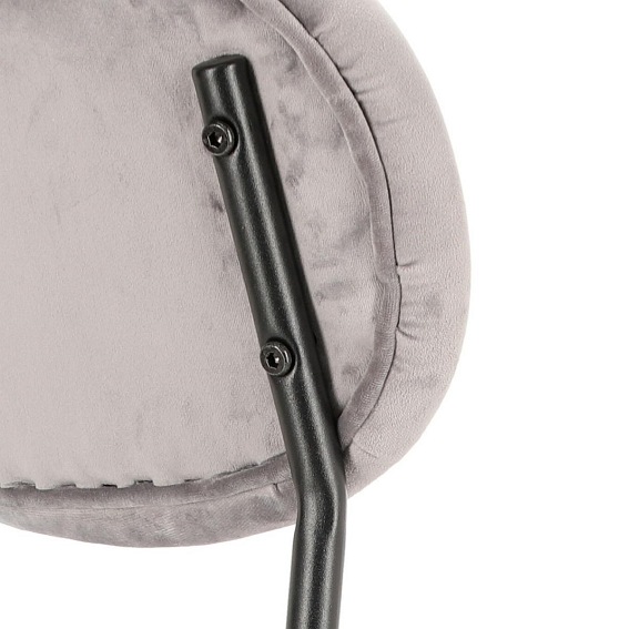 Krzesło CAMILE Velvet szare