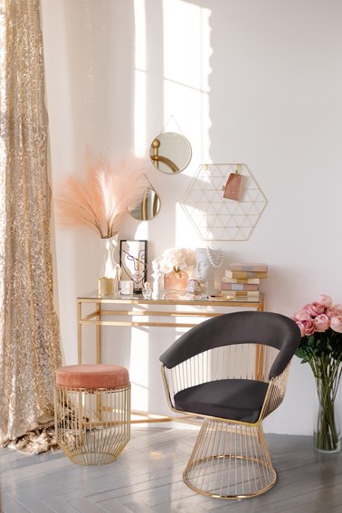 Krzesło FEENY Velvet Czarny