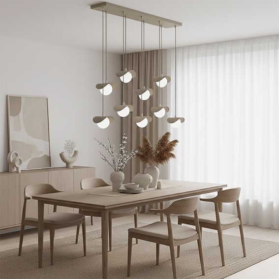 Lampa Wisząca RITUAL 9 Beżowy