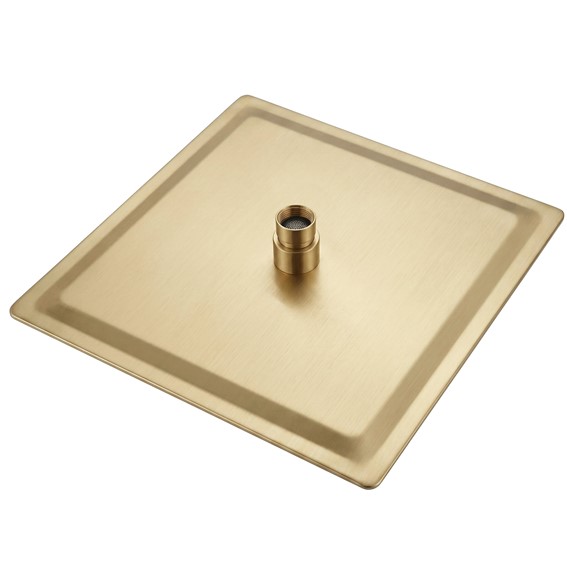 Deszczownica Kwadratowa JS-P015BG 30cm Złoty Szczotkowany
