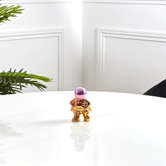 Figurka Dekoracyjna ASTRONAUTA Różowy