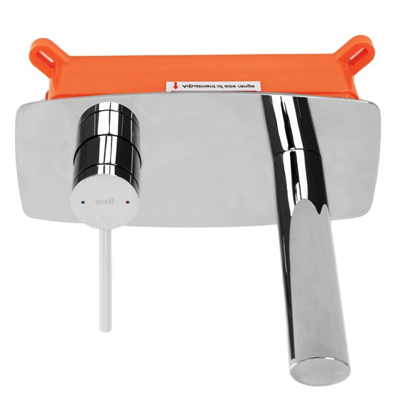 Bateria Umywalkowa Podtynkowa OVAL + Box Chrom