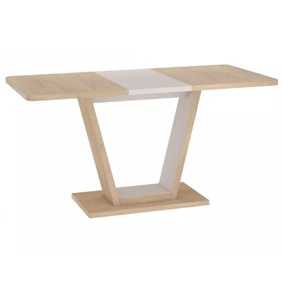 Stół Rozkładany NIGIEL (120-160)x80 Dąb Cremona Torro/Kaszmir