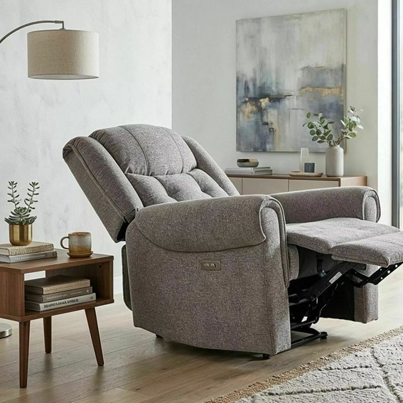 Fotel Rozkładany PARYS RAVEN Szary