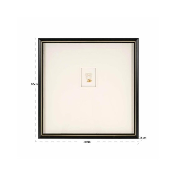 Obraz DANNI 80x80cm Czarny