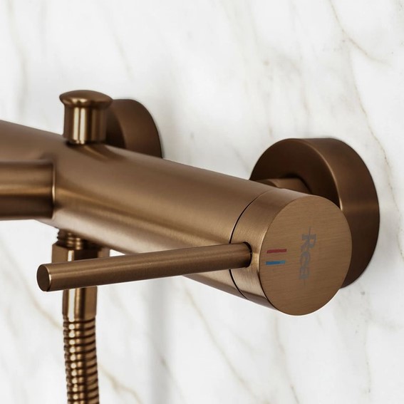 Bateria Wannowa FOSS Miedź Szczotkowany