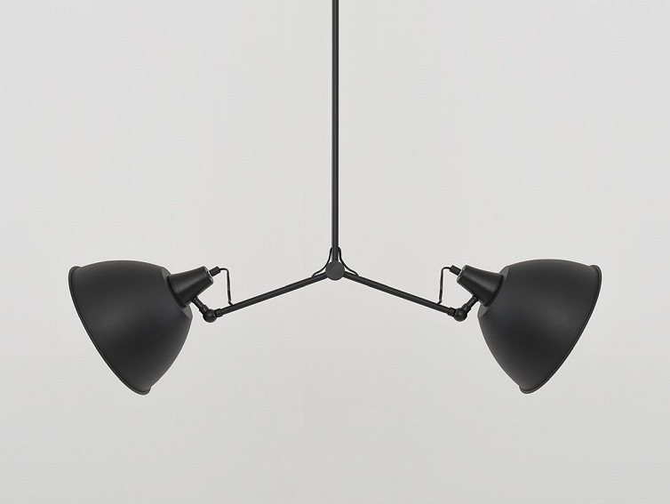 Lampa Wisząca Coben Two Head 26x100x100 Czarny