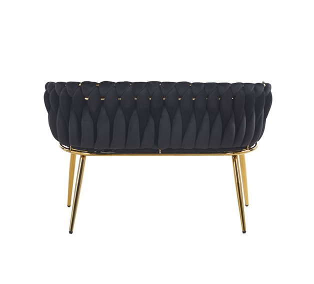 Sofa SF2-FX Czarny/Złoty