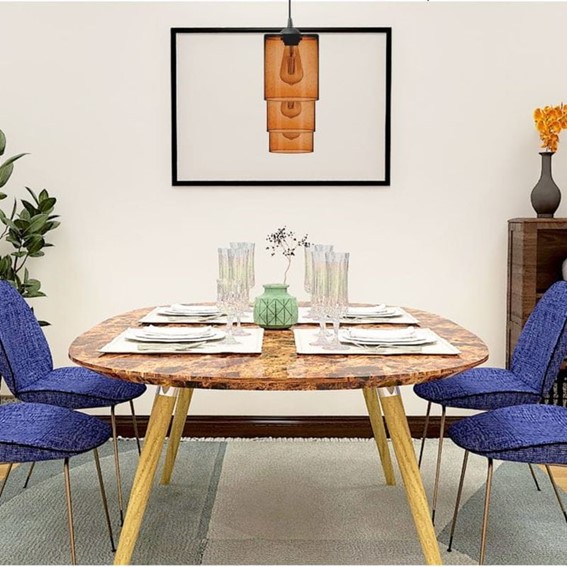 Lampa Wisząca OZISA 1M Czarny/Brązowy