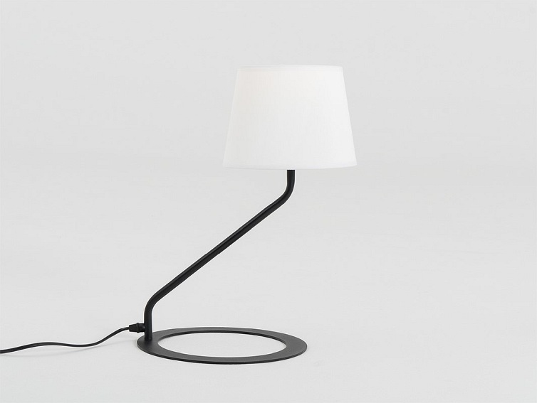 Lampa stołowa SHADE TABLE –klosz biały,czarny