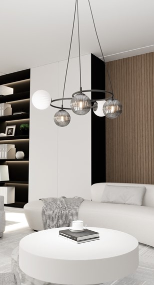 Lampa Wisząca LIBRA 5 MIX Wielokolorowy