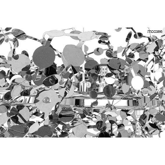 Lampa Wisząca MONETE 60 Srebrny