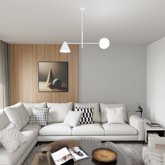 Żyrandol HERMES 2 Biały