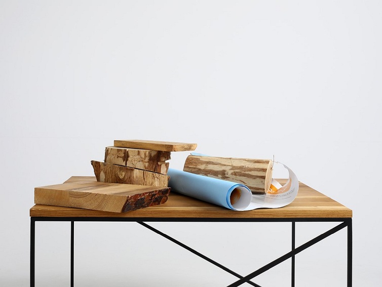 Stół kawowy MEMO SOLID WOOD 100×100