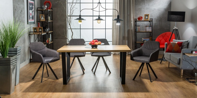 Stół VALENTINO 150x90 Lity Dąb