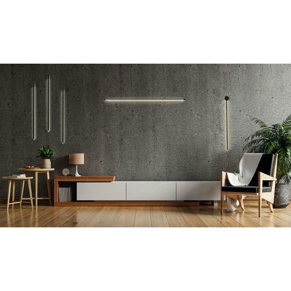 Lampa Ścienna OMBRE 80 Czarny