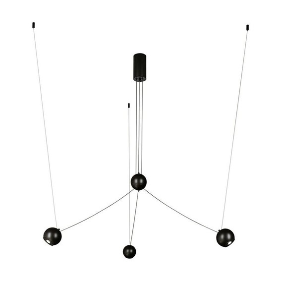 Lampa Wisząca OCTO 3 Czarny