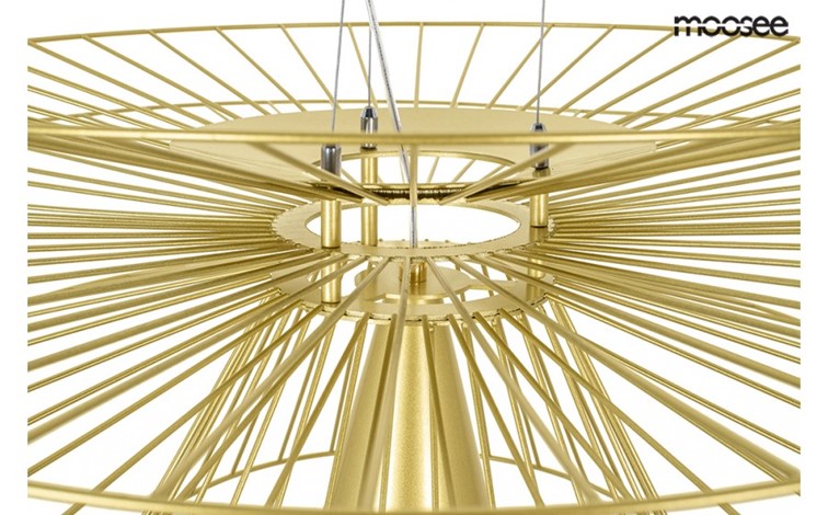 Lampa Wisząca SESTO Złoty