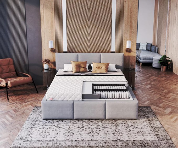 Materac TREVISO 140x200 Premium Jersey