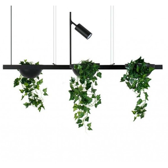 Lampa Wisząca PLANT LINE Czarny/Zielony