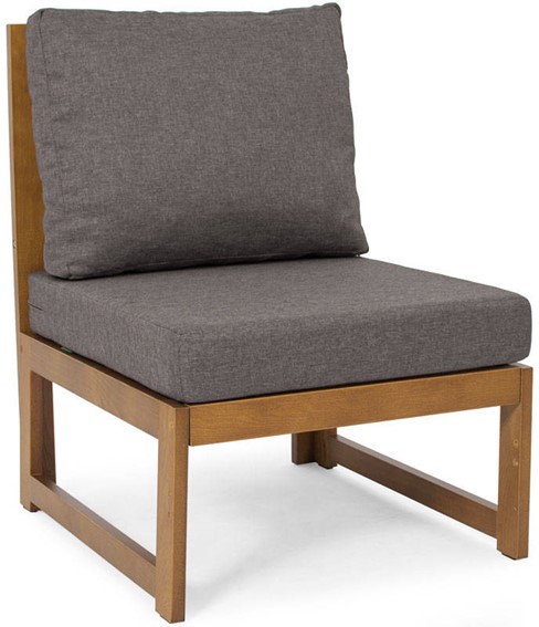 Fotel Ogrodowy MALTA Brązowy/Grafitowy