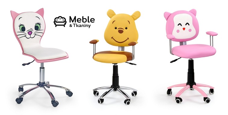 Fotel Młodzieżowy Kitty 2 45/40/83 Biały/Różowy