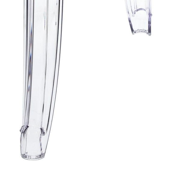 Stół GHOST 62x62cm transparentny