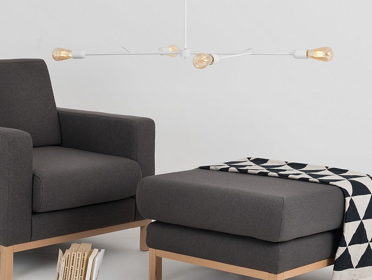 Lampa wisząca TRISO 4 – biały