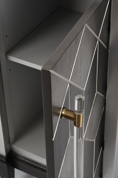 Komoda STILIG ST504 Szary/Brązowy