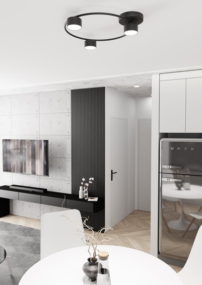 Lampa Sufitowa LUCIO 3 Czarny