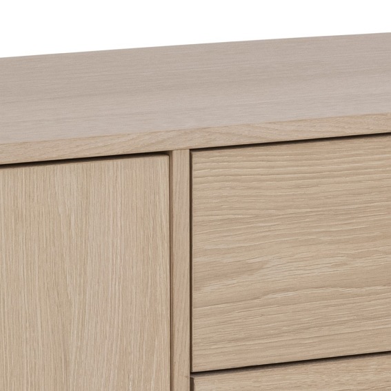 Komoda Aston 40x160x75 Dąb Bielony