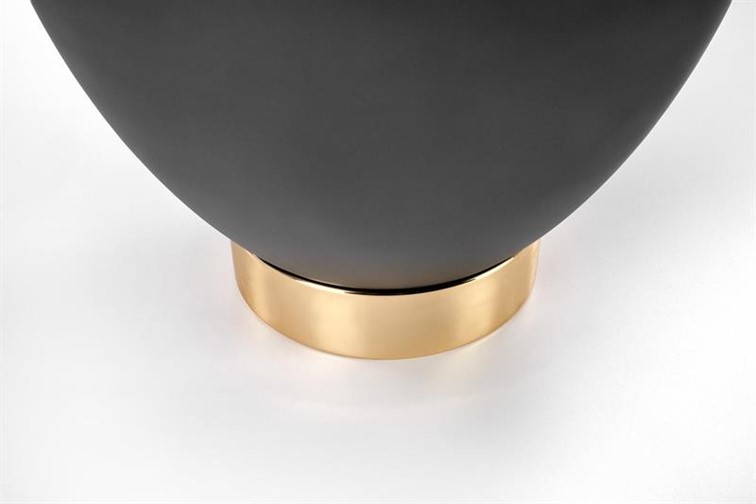 Ława CECILIA fi73 Popiel/Biały Marmur