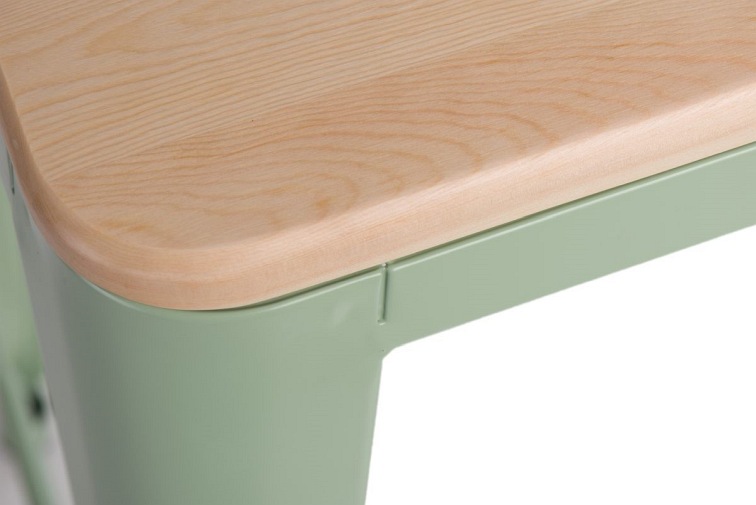 Hoker PARIS WOOD 75cm Zielony Sosona Naturalna