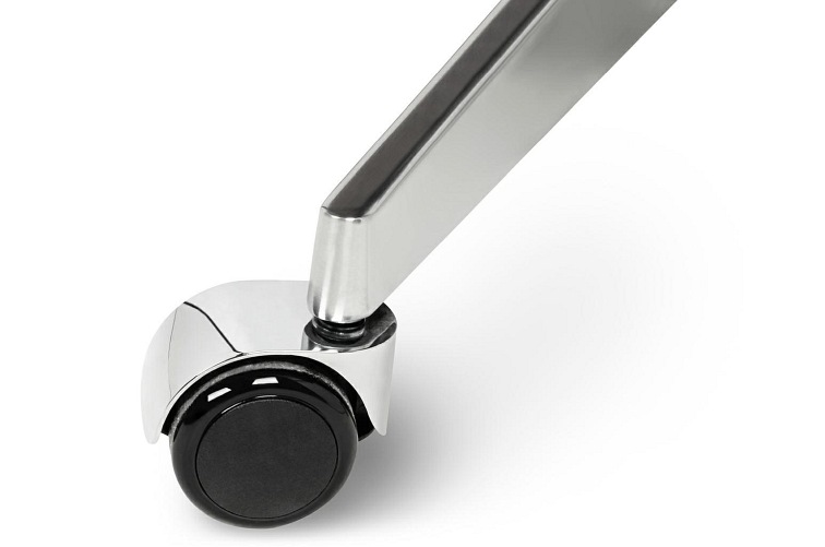 Fotel Biurowy LOUNGE GUBERNATOR Biały/Orzech