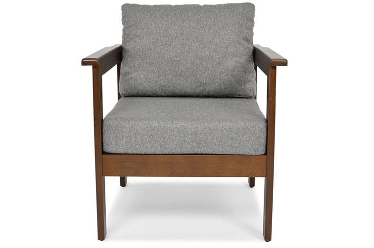 Fotel Ogrodowy BELLA Brązowy/Grafitowy