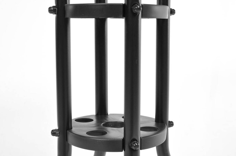 Stół Okrągły Ogrodowy CAPRI fi80 Czarny