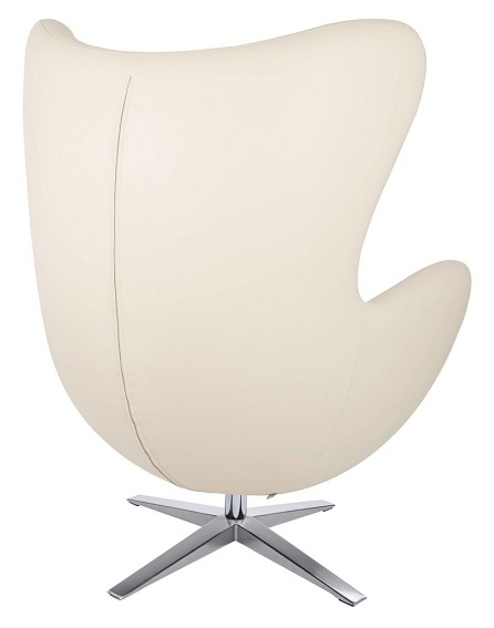 Fotel EGG Szeroki PU Beżowy