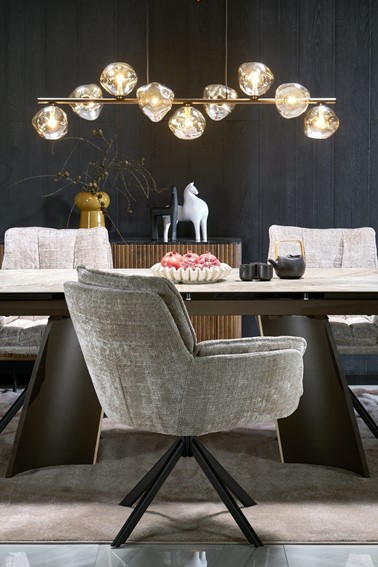 Stół Rozkładany VESNA (180-260)x90 Beżowy Marmur