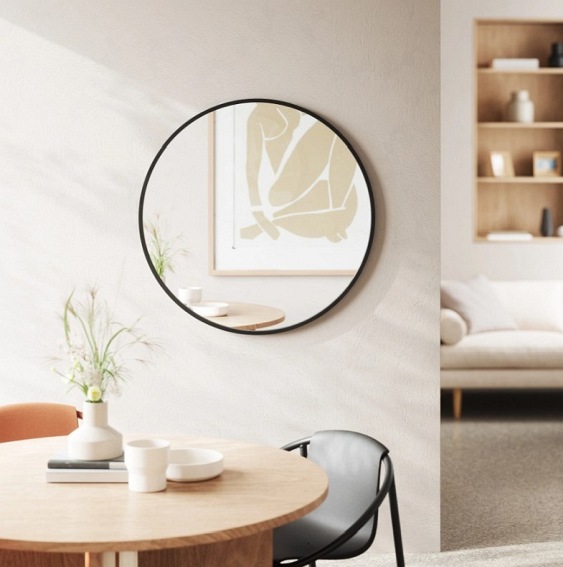 Lustro Wiszące HUB 94 Czarny