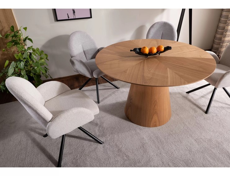 Stół Okrągły ANGEL f120 Dąb